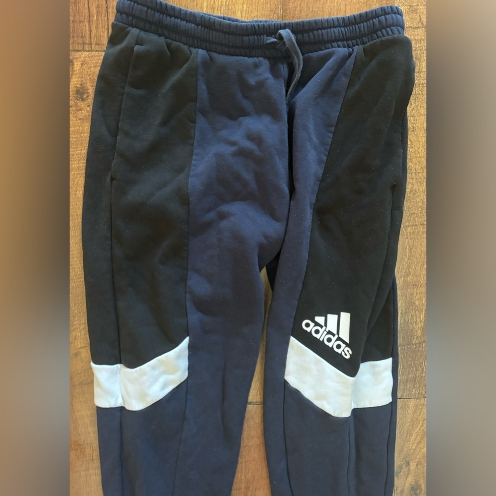 Adidas Essentials Mens Colorblock Sweatpants Sz M… - image 3